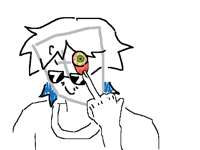 Bros eyes are red but yet he doesn’t give a fuck