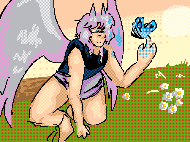 Er drawing of Jester I guess
