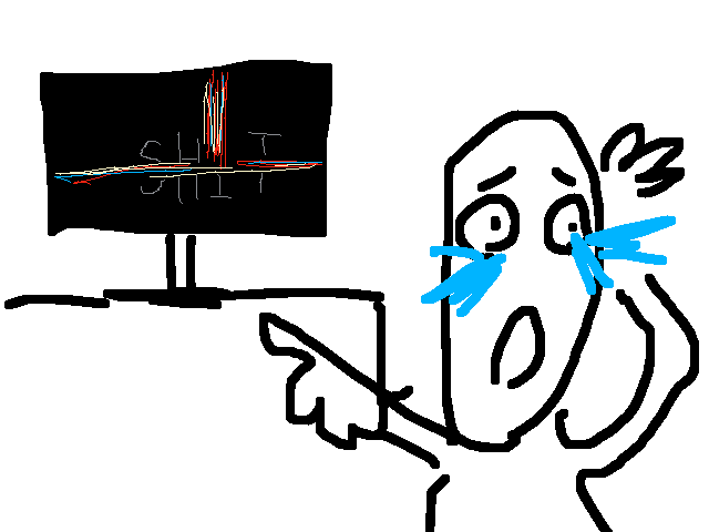My 4 year old sister broke the fucking TV bro