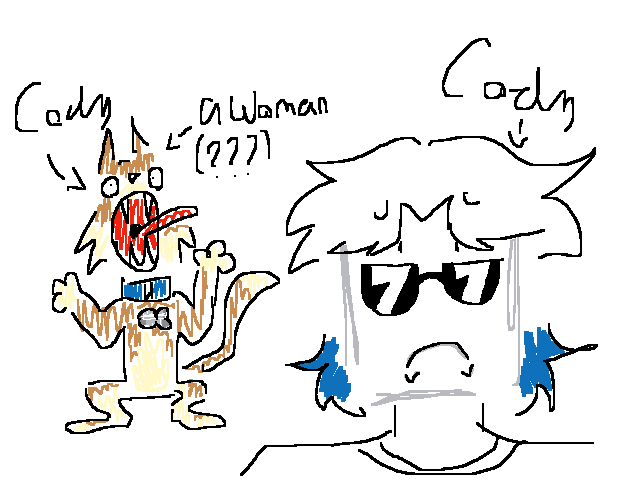 So apparently the kitty pet Cody is a she cat