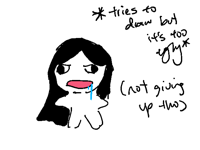 Trying to draw the house singing animation…