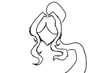 SK’s actual hair in detail