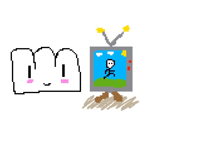 Watching pixel TV