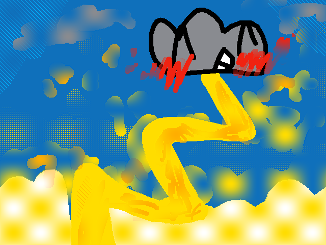 drew this during a thunderstorm