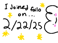 Eeeeee first foilo bday coming up!