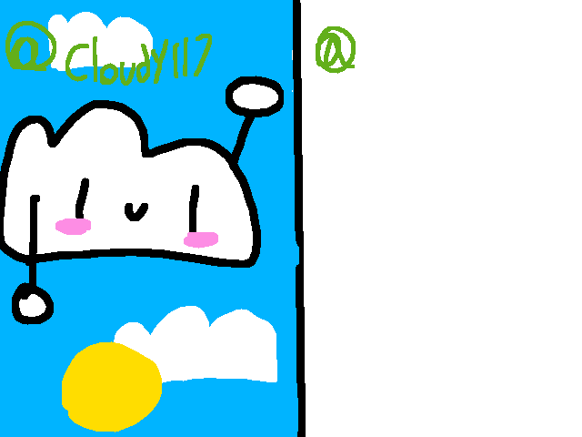 Draw cloudy in YOUR style!