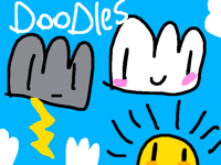 cloudy doodles