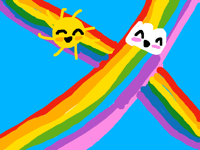 Rainbow slide