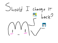 Should I change my pfp back?