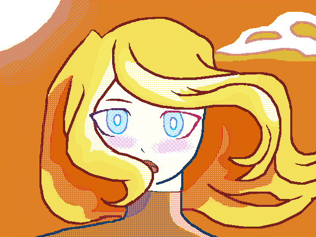 Golden retriever lady by tabbydogstar in my style