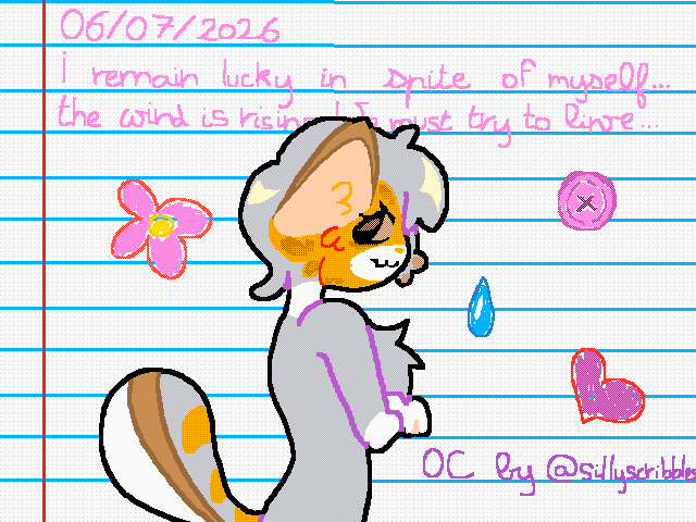 🌷 OC by @Sillyscribbles 🌷