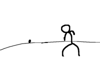 Tall guy gets revenge