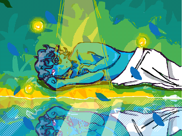 Silly reflection animation