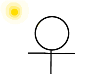 spining stickman