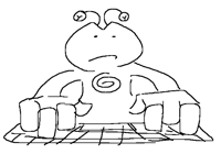 Me typing put the long gmail to log in