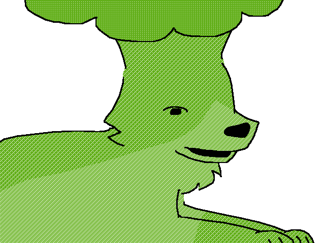 Broccoli dog