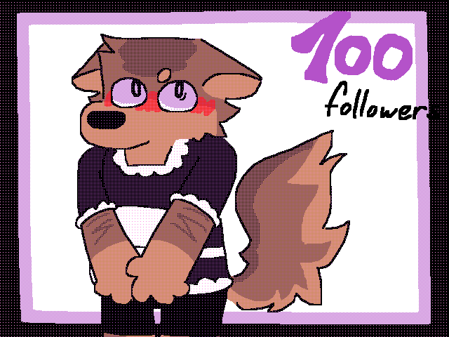 One (1) hundred followers