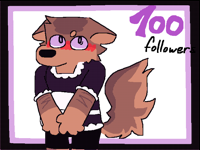 One (1) hundred followers