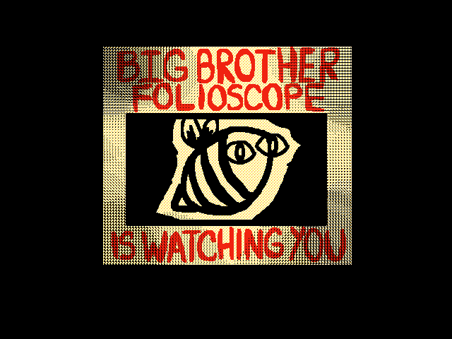 Big Brother Folioscope Is watching You.