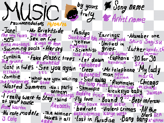 music i listen to