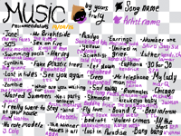 music i listen to