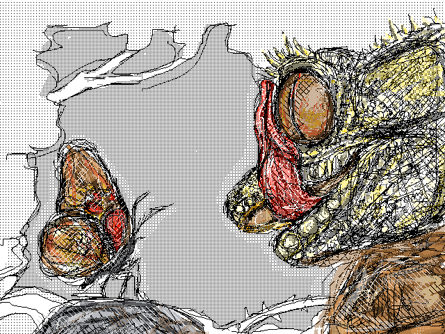 The butterfly and the lizard