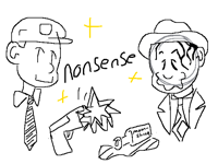Trashy Sketches of Barney and Otis just because