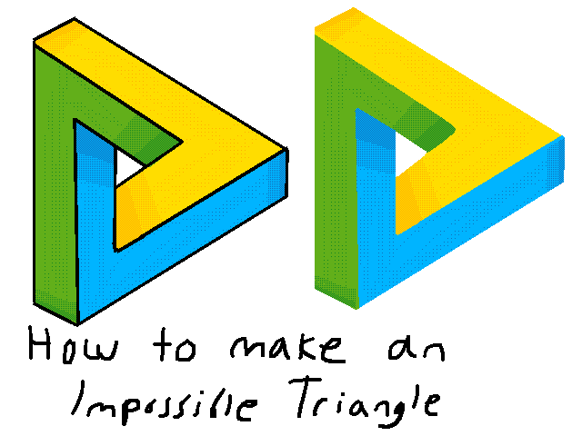 How to make an Impossible triangle