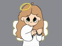 Practicin’ Precious Moments art style doodles gn😴