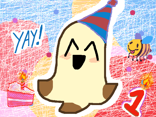 Im no longer a fetus! (Folio bday 🧁)