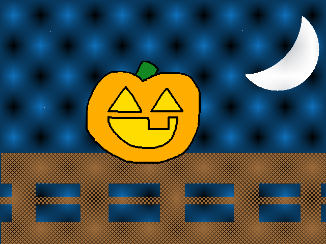 Oh shoot-! A Jack-O-Lantern!