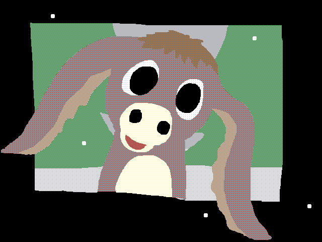 Nestor the long-eared Christmas donkey✝️🎄🎁