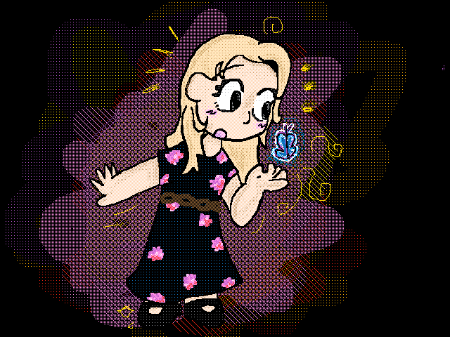 ✨Blue butterfly art thing idk what to name this ✨