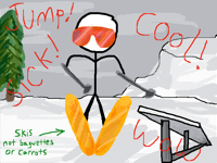 SICK CRAZY JUMP ON SKIS ⛷⛷💯⛷💯💯⛷⛷⛷