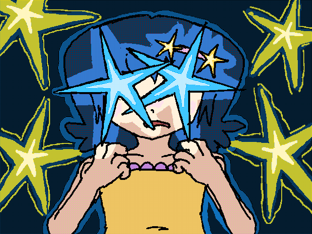 Every star accentuated
