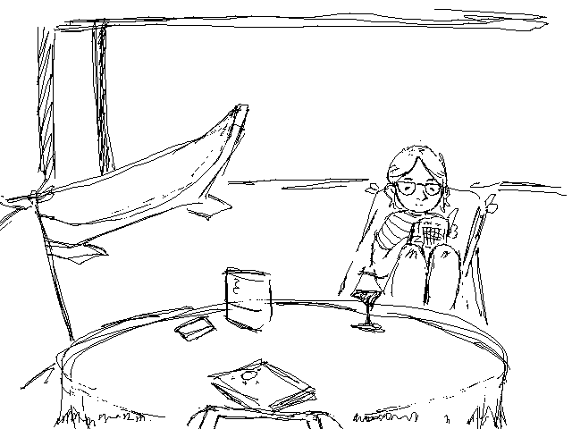 Drawing but it started raining
