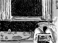 Drawing but it started raining