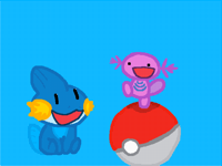 Mudkip and Wooper