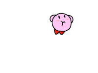 kirby escaping from something idk