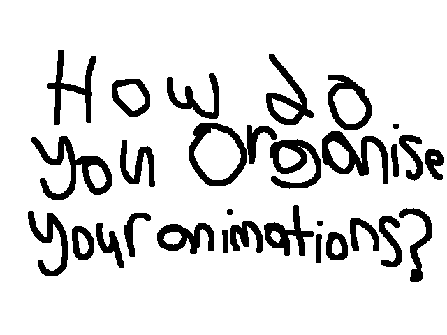 how do you organize your animations?
