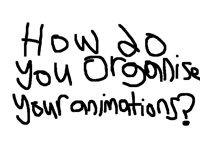 how do you organize your animations?
