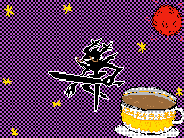 咆哮する騎士