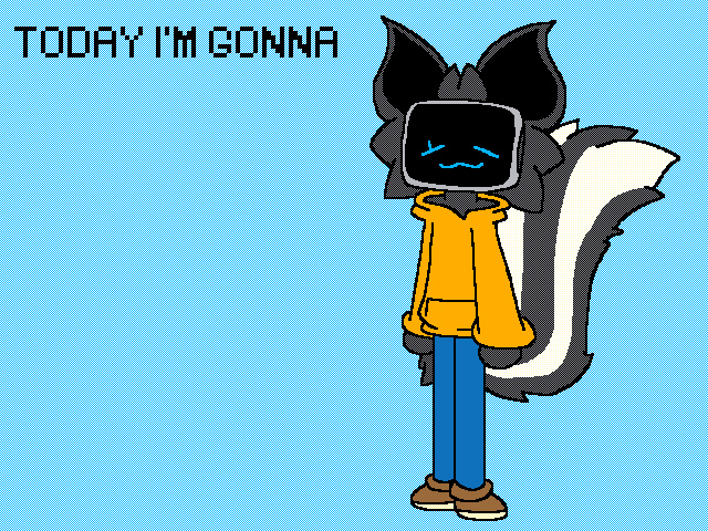 Today i’m gonna turn into a…