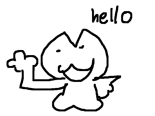 I drew this with a banana