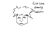 First time drawing realism
