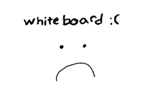 Saddest whiteboard