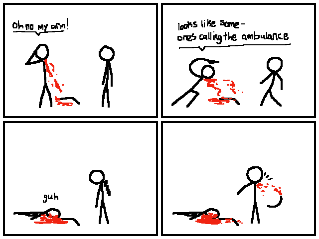 Oh no my arm!