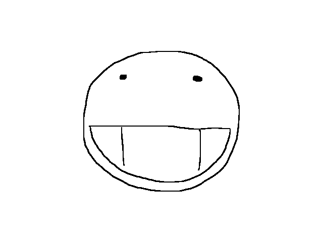 I love drawing this face