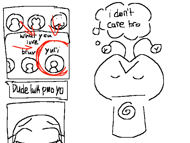 My bad won’t stop sending me notes bro