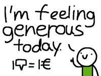 Guys I'm donating 1 euro to LGBTQ 4 every comment: